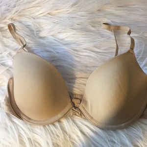 {Pink} Nude Bra